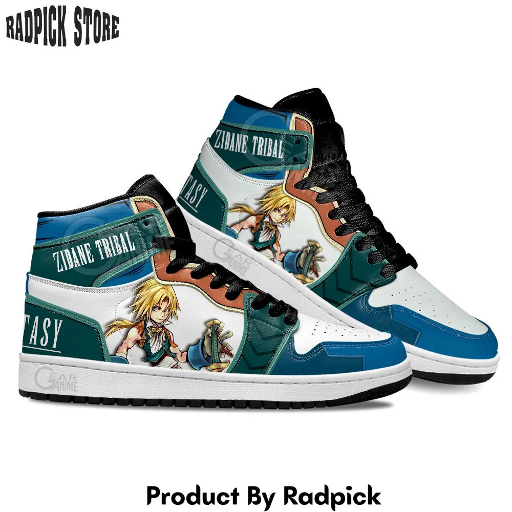 Zidane tribal air jordan high top sneakers anime mn29  rp0401957